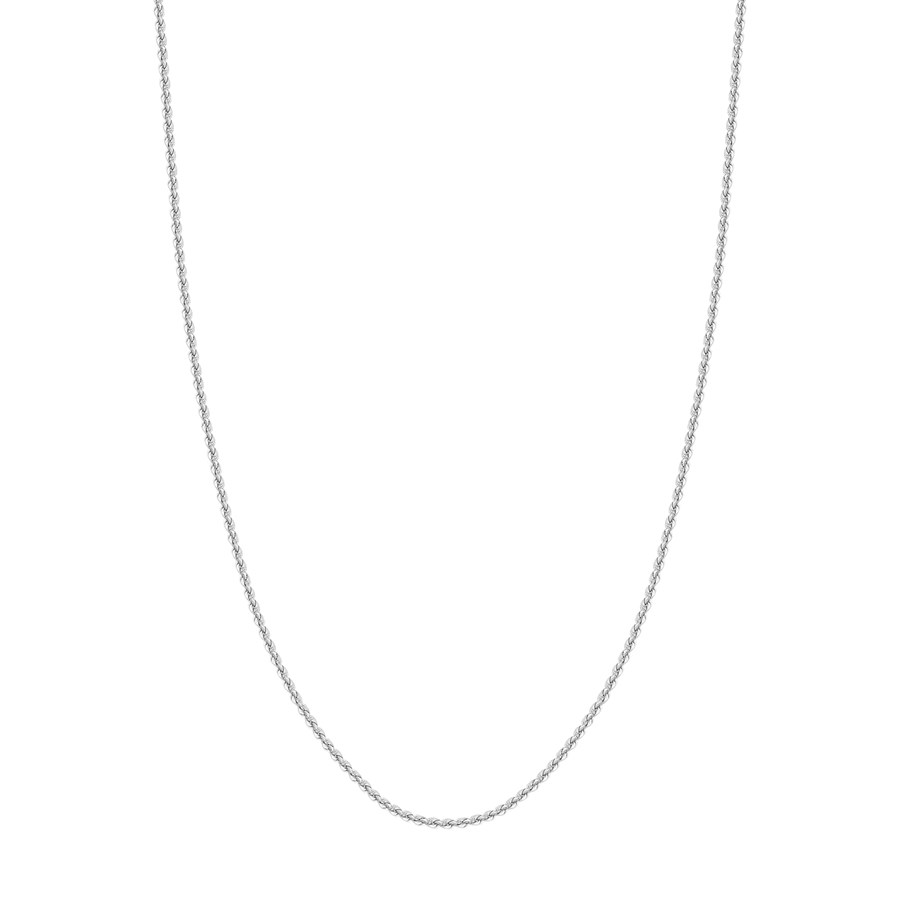 14K White Gold 2.3 mm Rope Chain w/ Lobster Clasp - 30 in.