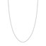 14K White Gold 2.3 mm Rope Chain with Lobster Clasp -22 in.