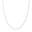 14K White Gold 2.36 mm Figaro Chain w/ Lobster Clasp - 16 in.