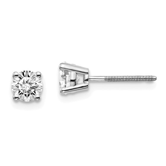 14k White Gold 2/3ct Lab Grown Diamond Earring 14k White Gold 2/3ct Lab Grown Diamond Earring