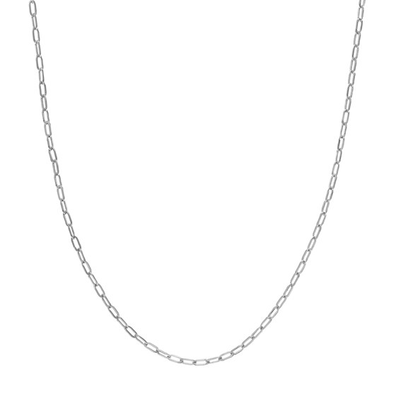 14K White Gold 2.5 mm Forzentina Chain w/ Lobster Clasp - 18 in. 14K White Gold 2.5 mm Forzentina Chain w/ Lobster Clasp - 18 in.