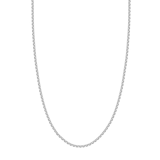 14K White Gold 2.5 mm Rolo Chain w/ Lobster Clasp - 16 in.