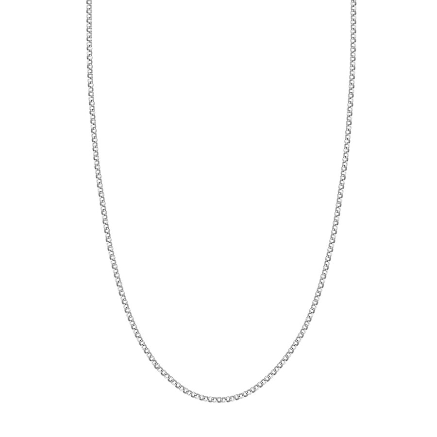 14K White Gold 2.5 mm Rolo Chain w/ Lobster Clasp - 20 in.