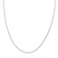 14K White Gold 2.7 mm Curb Chain w/ Lobster Clasp - 22 in.