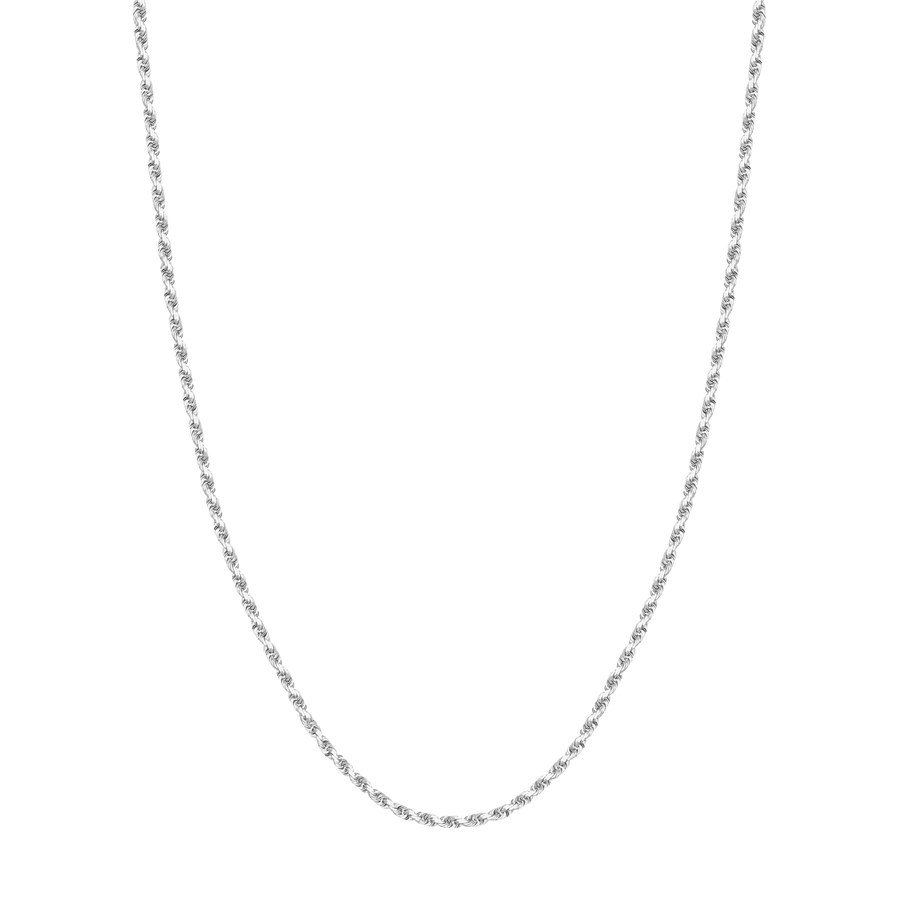 14K White Gold 2.7 mm Rope Chain w/ Lobster Clasp - 20 in.