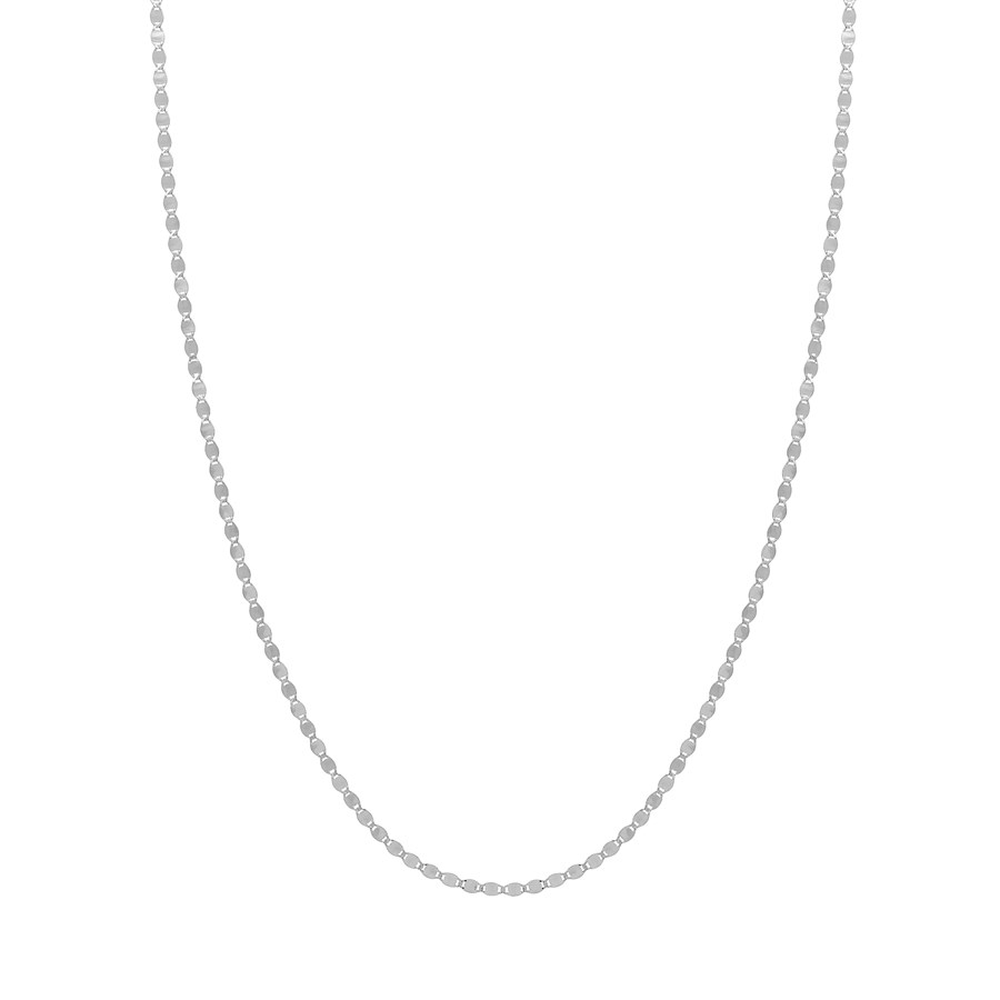 14K White Gold 2.7 mm Valentino Chain w/ Lobster Clasp - 16 in.