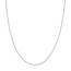 14K White Gold 2 mm Bead Chain w/ Lobster Clasp - 18 in.
