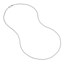 14K White Gold 2 mm Bead Chain w/ Lobster Clasp - 24 in.