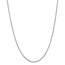 14k White Gold 2 mm Cable Chain Necklace - 18 in.