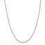 14k White Gold 2 mm Diamond-cut Rope Chain Necklace - 18 in.