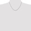 14k White Gold 2 mm Diamond-cut Rope Chain Necklace - 18 in.