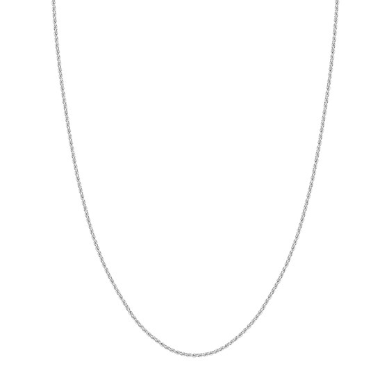 14K White Gold 2 mm Rope Chain w/ Lobster Clasp - 16 in.
