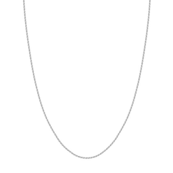 14K White Gold 2 mm Rope Chain w/ Lobster Clasp - 22 in. 14K White Gold 2 mm Rope Chain w/ Lobster Clasp - 22 in.