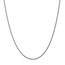 14k White Gold 21 mm Spiga Pendant Chain Necklace - 20 in.