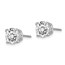 14k White Gold 2ct Cert Lab Grown Diamond 4-Prong Earring