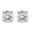 14k White Gold 2ct Cert Lab Grown Diamond 4-Prong Earring