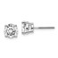 14k White Gold 2ct Cert. Lab Grown Diamond Earring