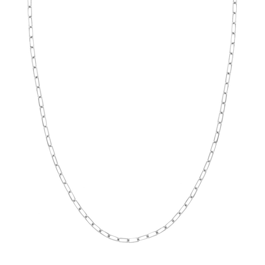14K White Gold 3.1 mm Forzentina Chain w/ Lobster Clasp - 16 in.