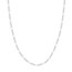 14K White Gold 3.2 mm Figaro Chain w/ Lobster Clasp - 18 in.