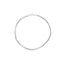 14K White Gold 3.3 mm Solid Round Box Chain Bracelet - 8.5 in.