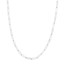 14K White Gold 3.4 mm Fancy Chain w/ Lobster Clasp - 30 in.