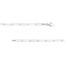 14K White Gold 3.4 mm Fancy Chain w/ Lobster Clasp - 30 in.