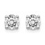 14k White Gold 3/4ct Cert Lab Grown Diamond 4-Prong Earring