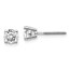 14k White Gold 3/4ct Cert. Lab Grown Diamond Earring