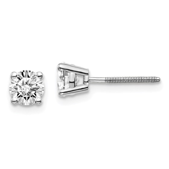 14k White Gold 3/4ct Cert. Lab Grown Diamond Earring 14k White Gold 3/4ct Cert. Lab Grown Diamond Earring