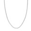 14K White Gold 3.7 mm Cuban Chain w/ Lobster Clasp - 18 in.