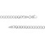 14K White Gold 3.7 mm Cuban Chain w/ Lobster Clasp - 22 in.