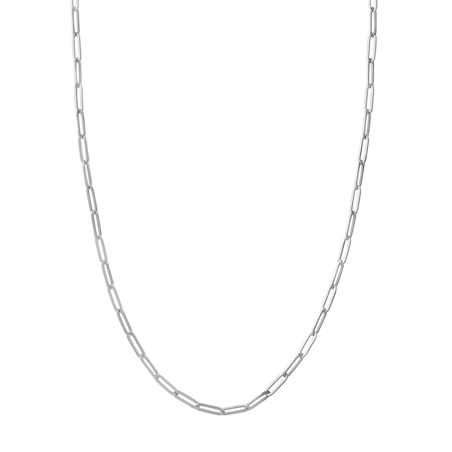 14K White Gold 3.8 mm Forzentina Chain w/ Lobster Clasp - 18 in.