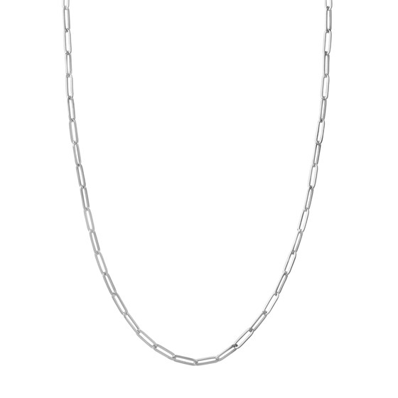 14K White Gold 3.8 mm Forzentina Chain w/ Lobster Clasp - 24 in.