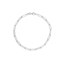 14K White Gold 3.8 mm Forzentina Chain w/ Lobster Clasp - 8 in.