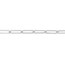 14K White Gold 3.8 mm Forzentina Chain w/ Lobster Clasp - 8 in.