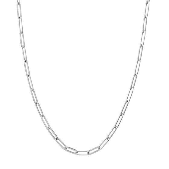 14K White Gold 3.85 mm Forzentina Chain w/ Lobster Clasp - 18 in.