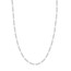 14K White Gold 3.9 mm Figaro Chain w/ Lobster Clasp - 24 in.