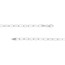 14K White Gold 3 mm Link Chain w/ Lobster Clasp - 16 in.