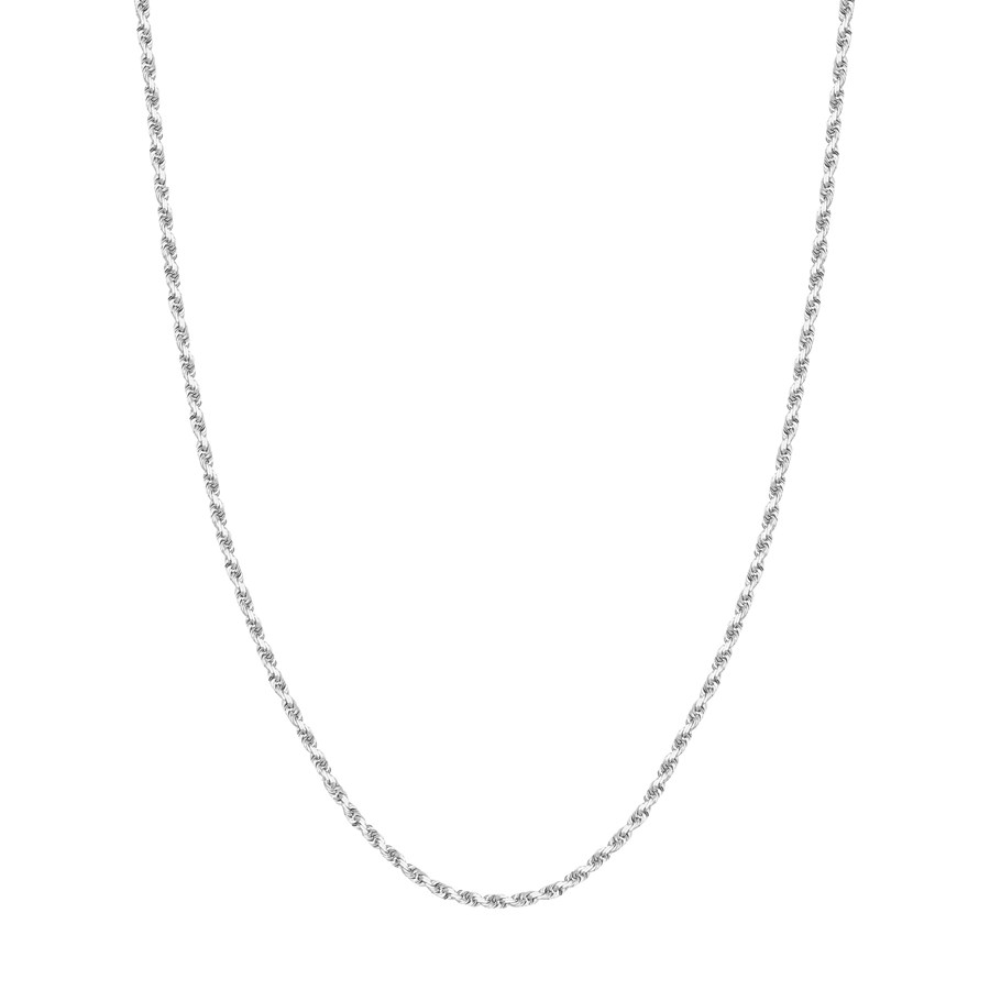 14K White Gold 3 mm Rope Chain w/ Lobster Clasp - 20 in.