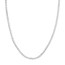 14K White Gold 4.4 mm Cuban Chain w/ Lobster Clasp - 18 in.