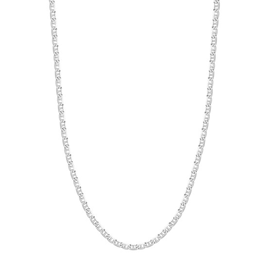 14K White Gold 4.4 mm Mariner Chain w/ Lobster Clasp - 18 in.
