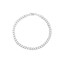 14K White Gold 4.95 mm Cuban Chain w/ Lobster Clasp - 8.5 in.