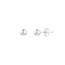 14K White Gold 4 mm Ball Stud Earrings