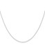 14K White Gold .4 mm Carded Cable Rope Chain - 13 in.