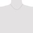 14K White Gold .4 mm Carded Cable Rope Chain - 16 in.
