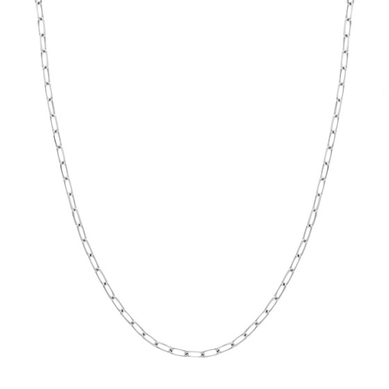 14K White Gold 4 mm Forzentina Chain w/ Lobster Clasp - 20 in.