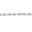 14K White Gold 4 mm Rope Chain w/ Lobster Clasp - 8 in.