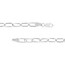 14K White Gold 5 mm Forzentina Chain w/ Lobster Clasp - 7.5 in.