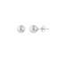 14K White Gold 6 mm Ball Stud Earrings