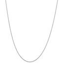 14k White Gold .6 mm Cable Chain Children's Necklace - 14 in.